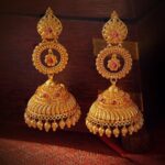 Contemporary Gold Plated Drop Earrings