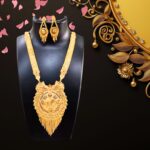 Beauty Flora 24K Gold-Plated Long Sita Haar & Earring Set