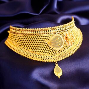 Gold Plated Embrace Timeless Elegance Choker Necklace
